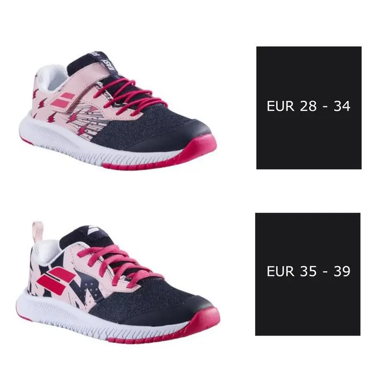 Zapatillas De Tenis Multipista Niños Babolat Pulsion Rosa - Imagen 2