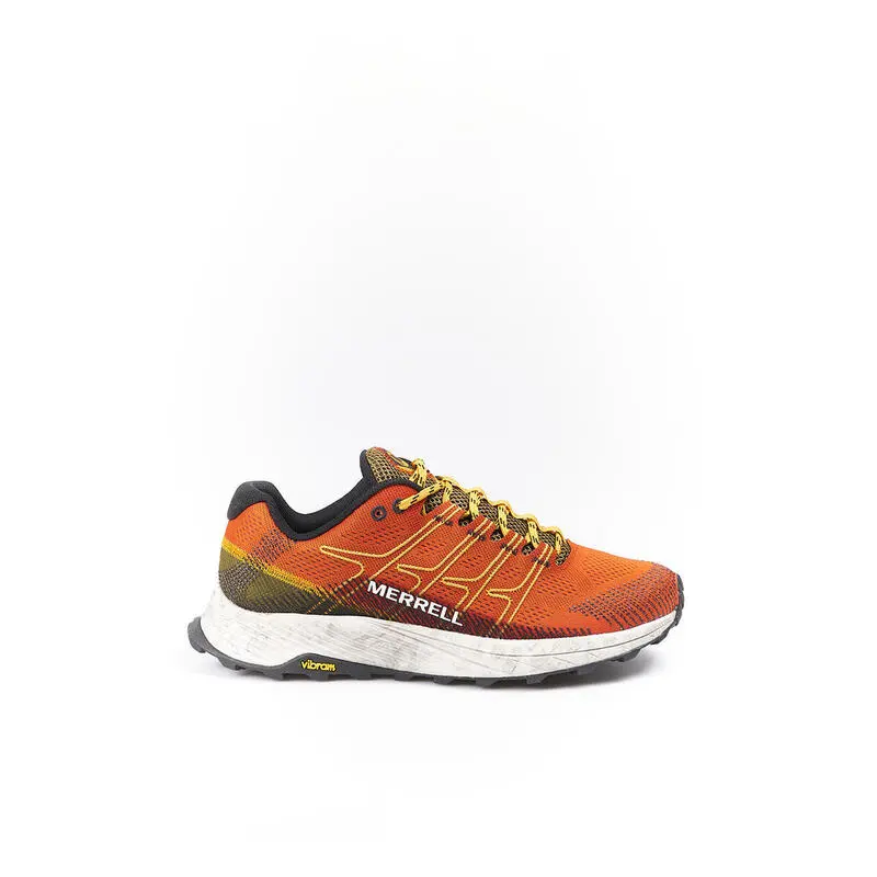 Zapatillas De Trekking Para Hombre Impermeables Merrell Moab Flight Naranja